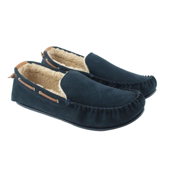 Eastern Counties Leather Mens Owen Berber Suede Moccasins