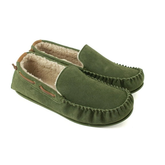 Eastern Counties Leather Mens Owen Berber Suede Moccasins