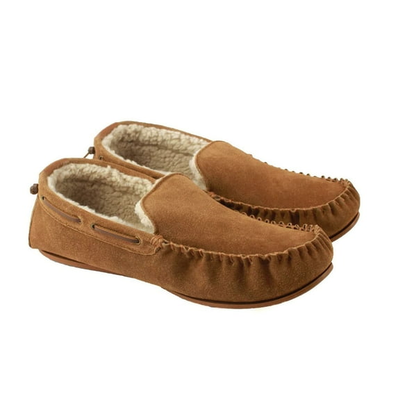 Eastern Counties Leather Mens Owen Berber Suede Moccasins