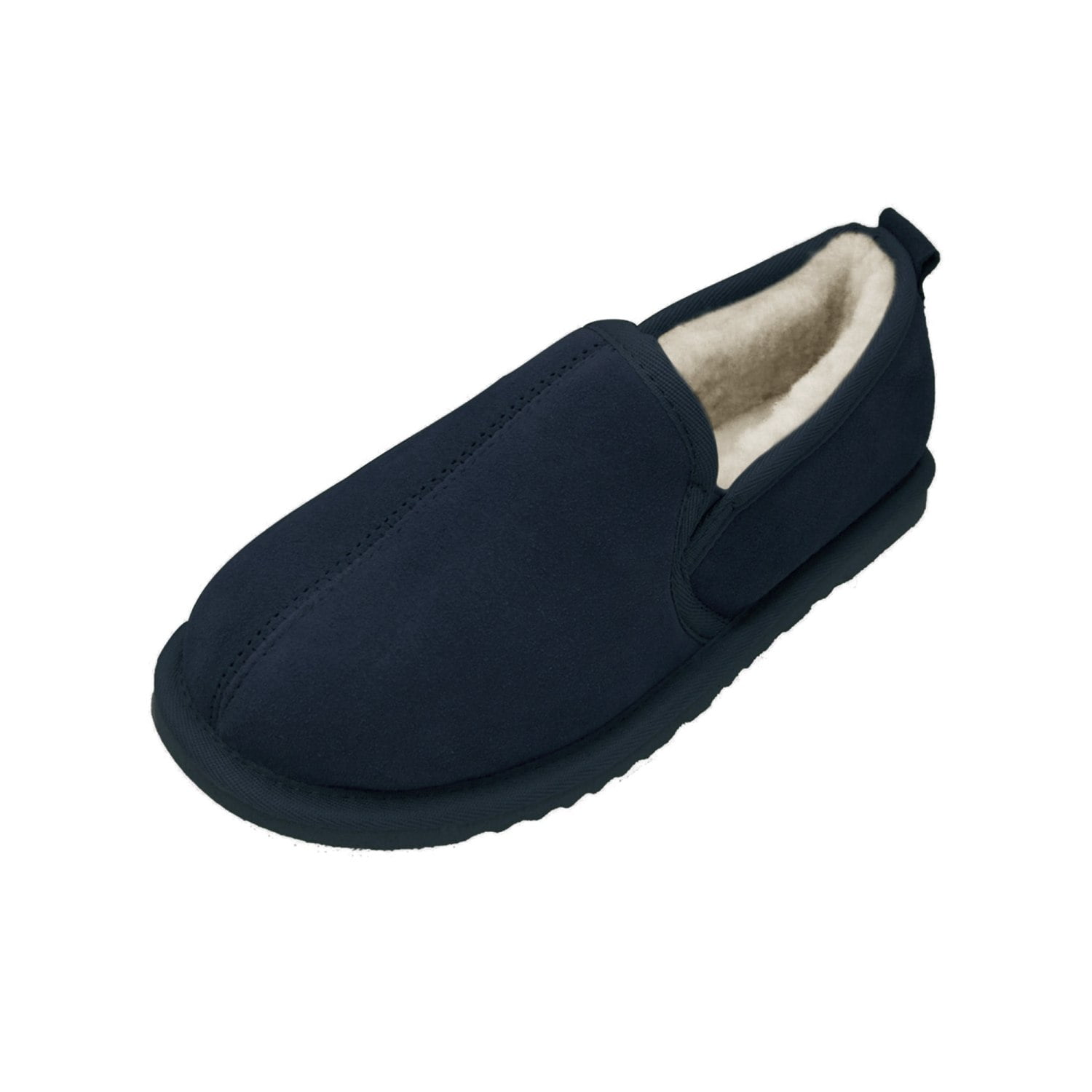 Men's Cushion-Flex Sole Sheepskin Slippers