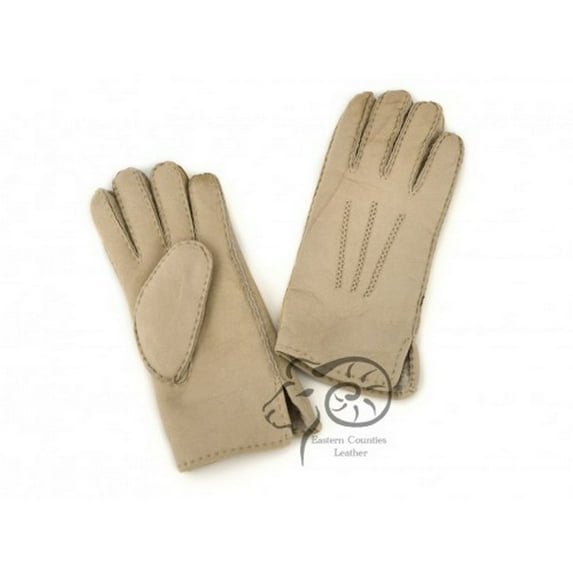Eastern Counties Leather Womens 3 Point Stitch Detail Sheepskin Gloves