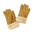 thumbnail image 1 of Eastern Counties Leather Womens Cuffed Sheepskin Gloves, 1 of 2