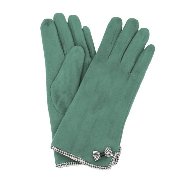 Eastern Counties Leather Womens Gaby Faux Suede Touch Screen Gloves