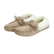Eastern Counties Leather Womens Hard Sole Sheepskin Moccasins