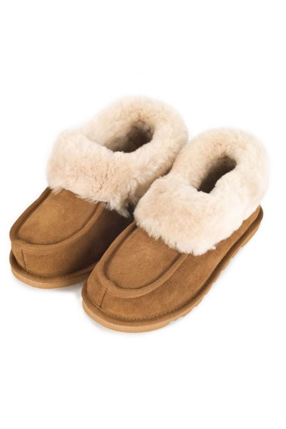 Womens Sheepskin Lined Slipper Boots