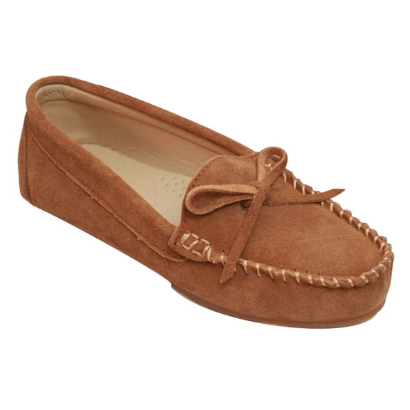 Eastern Counties Leather Womens Suede Moccasins