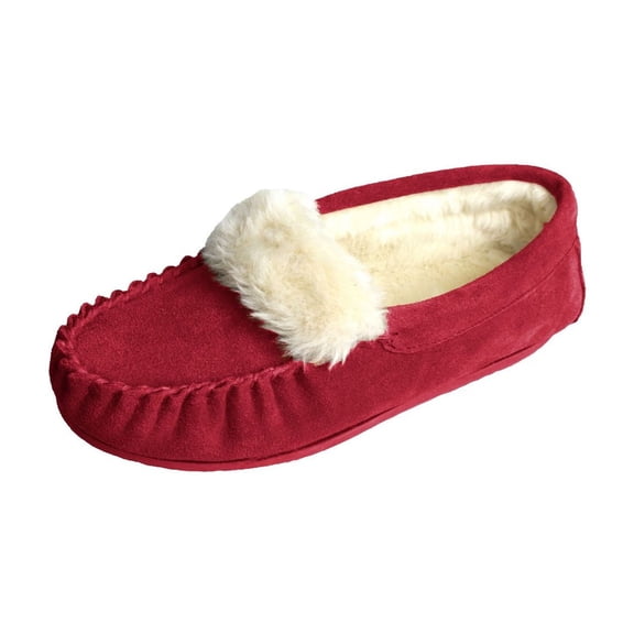 Eastern Counties Leather Womens Zoe Plush Lined Moccasins
