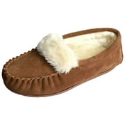 Eastern Counties Leather Womens Zoe Plush Lined Moccasins
