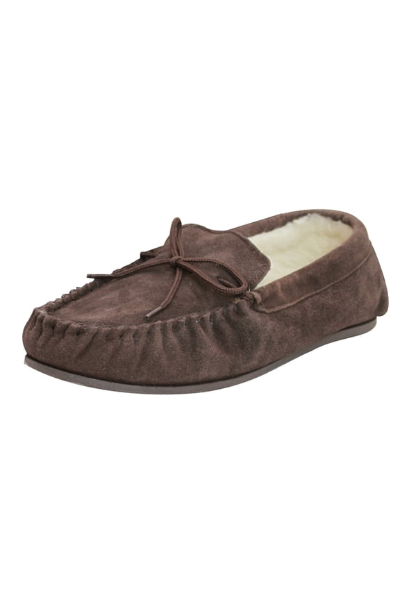Wool-blend Hard Sole Moccasins