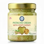 Eastern Feast - Pistachio Cream with Crispy Kataifi, Premium Middle Eastern Dessert Spread, Rich Pistachio Filling, 200g Jar