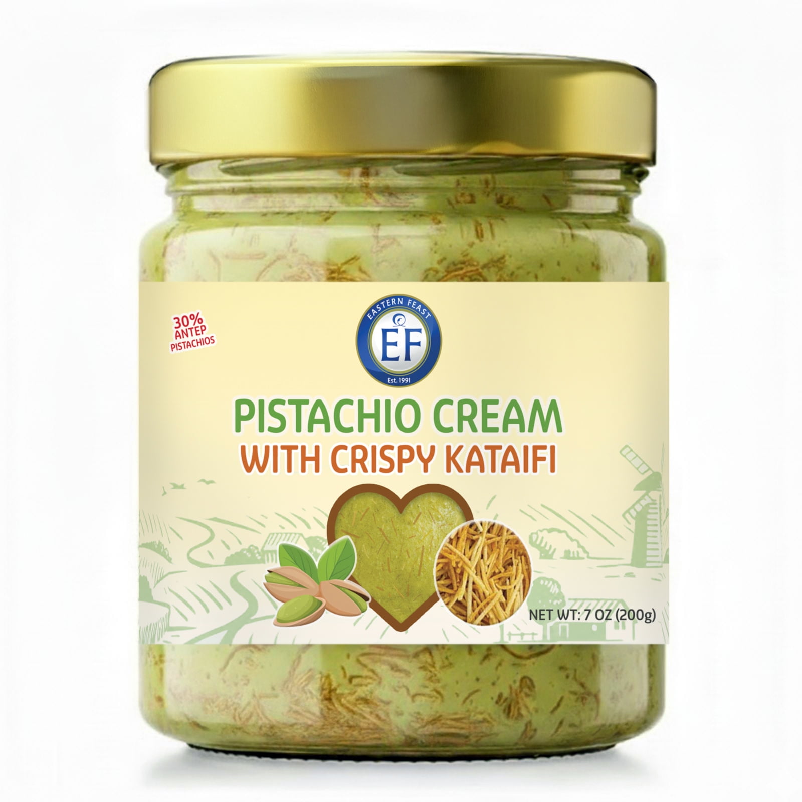 Walmart Black Friday Deals 2025 - Eastern Feast - Pistachio Cream with crispy Kataifi (200g) Jar