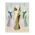 thumbnail image 1 of Eastern Glam Fashion on Geometric Arabesque Background 10 in x 15 in Framed Painting Art Print, by Stupell Home Décor, 1 of 6