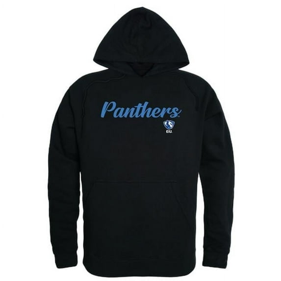 Eastern Illinois University Mens Script Hoodie, Black - Medium