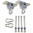 thumbnail image 1 of Eastern Jungle Gym 2 Heavy Duty Swing Hangers for Wooden Swing Set Playground Porch Indoor Outdoor Seat with Nut &amp; Bolt Mounting Hardware and Snap Hooks, 1 of 9