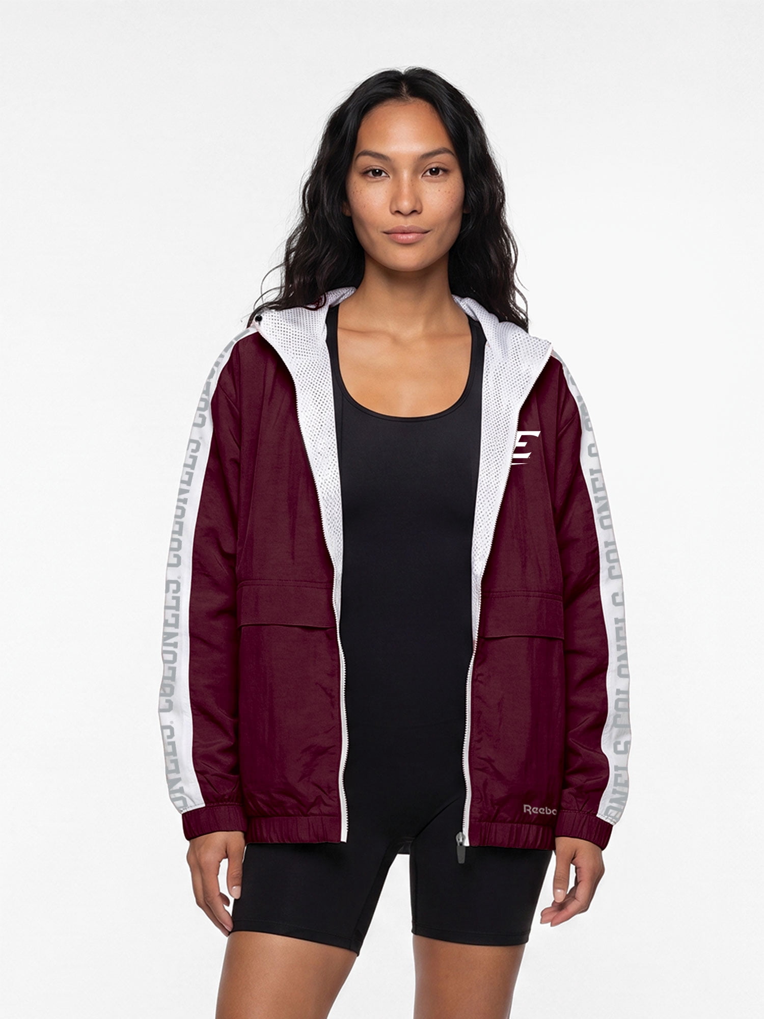 Eastern Kentucky Colonels Reebok Womens Colorblocked Full Zip Jacket