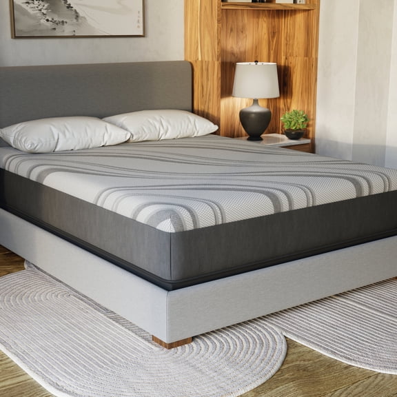 Eastern King - Sized Mattress | Heat - Wicking for Better Sleep | Memory Foam Filler | High - Density Layer