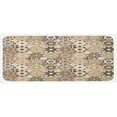 thumbnail image 1 of Eastern Kitchen Mat, Octagonal and Square Ornaments Retro Colored Old Fashioned Tile, Plush Decorative Kitchen Mat with Non Slip Backing, 47" X 19", Dark Brown Pale Brown, by Ambesonne, 1 of 1