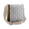 thumbnail image 1 of Eastern Messenger Bag, Paisley Sea Waves Floral, Unisex Cross-body, by Ambesonne, 1 of 2