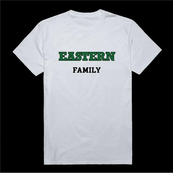 Eastern Michigan University Eagles Family T-Shirt, White - Large