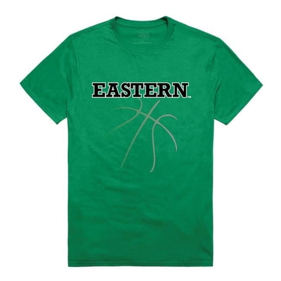 Eastern Michigan University Men Basketball T-Shirt, Kelly - Medium