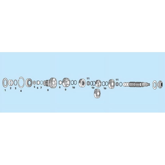 Eastern Motorcycle Parts A-33334-85 Mainshaft Spacer for 5-Speed XL(2)