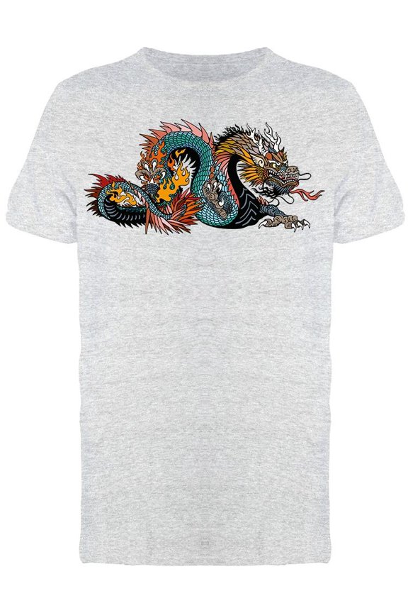 Eastern Mythological Dragon T-Shirt Men -Image by Shutterstock, Male x-Large
