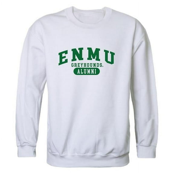Eastern New Mexico University Greyhounds Alumni Fleece Sweatshirt, White - Small