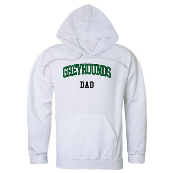 Eastern New Mexico University Greyhounds Dad Hoodie, White - 2XL