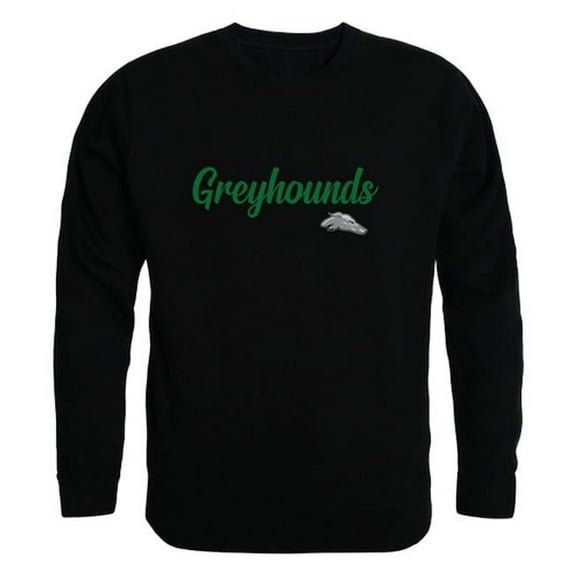 Eastern New Mexico University Greyhounds Script Crewneck Sweatshirt, Black - Large