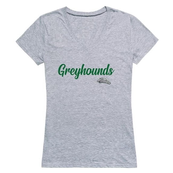 Eastern New Mexico University Greyhounds Women Script T-Shirt, Heather Grey - Small
