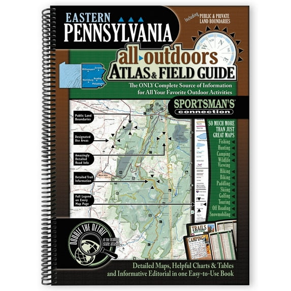Eastern Pennsylvania All Outdoors Atlas and Field Guide by Sportsman's Connection