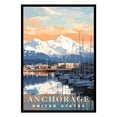 thumbnail image 1 of Eastern Print Anchorage Poster, United States Poster, Anchorage Wall Art, Vintage Travel Posters, City Wall Art, Travel Print, Travel Home Decor (UNFRAMED) 20x30, 1 of 1