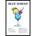 thumbnail image 1 of Eastern Print Blue Hawaii Wall Art, Colorful Cocktail Wall Art, Bar Trolley Wall Art, Vintage Cocktail Poster, Love of Wine, Love of Cocktails, Colorful Boho Wall Art, Cocktail Poster (UNFRAMED), 1 of 1