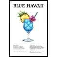 thumbnail image 1 of Eastern Print Blue Hawaii Wall Art, Colorful Cocktail Wall Art, Bar Trolley Wall Art, Vintage Cocktail Poster, Love of Wine, Love of Cocktails, Colorful Boho Wall Art, Cocktail Poster (UNFRAMED), 1 of 1
