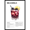 thumbnail image 1 of Eastern Print Bramble Wall Art, Colorful Cocktail Wall Art, Bar Trolley Wall Art, Vintage Cocktail Poster, Love of Wine, Love of Cocktails, Colorful Boho Wall Art, Cocktail Poster (UNFRAMED), 1 of 1