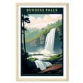 thumbnail image 1 of Eastern Print Burgess Falls Poster, Burgess Falls State Park Poster, Burgess Falls Wall Art, National Park Waterfall Posters, Travel Lover Gift (UNFRAMED), 8x12, 1 of 1