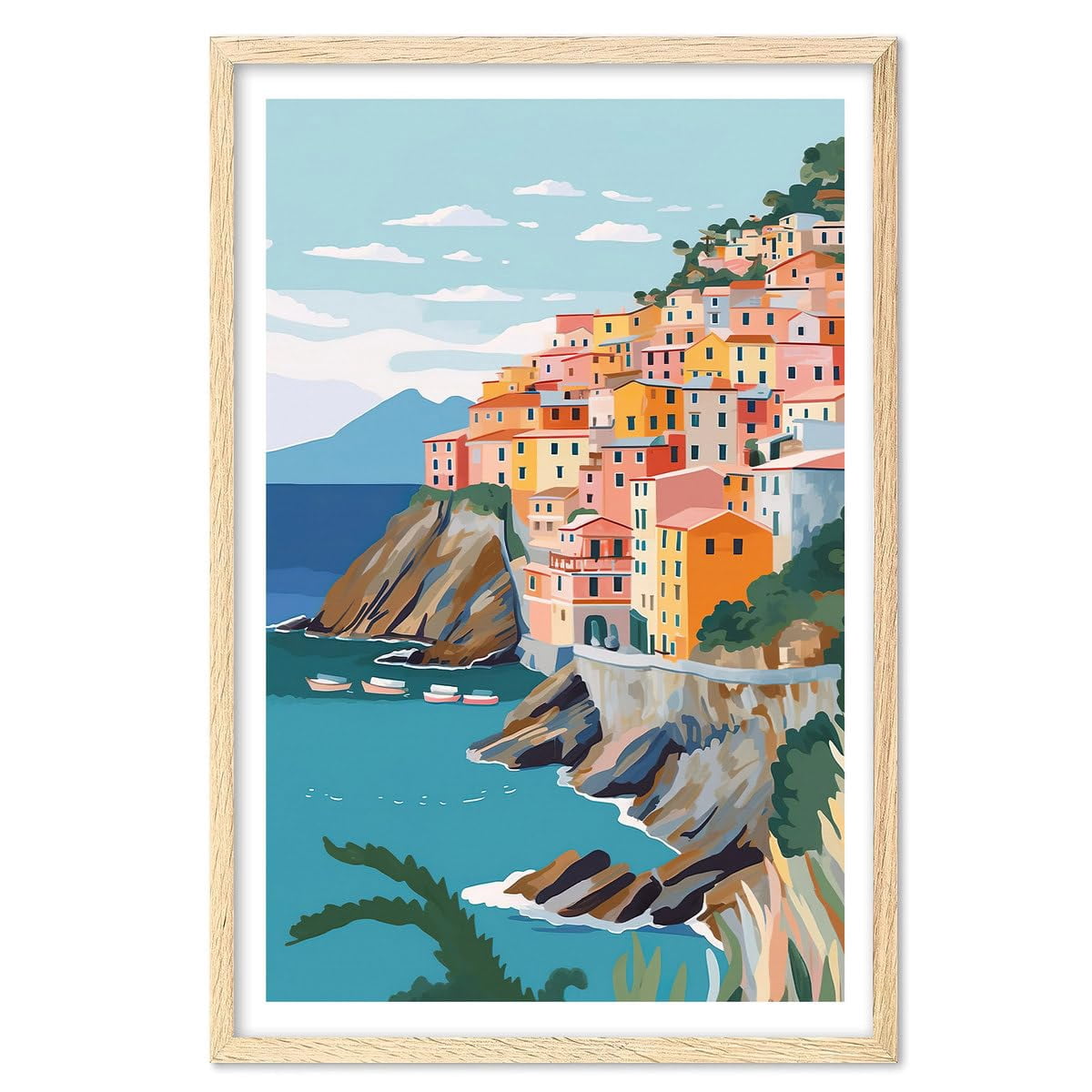 Eastern Print Cinque Terre Travel Print, Italy Art Print, Travel Gift ...