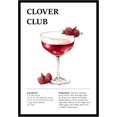 thumbnail image 1 of Eastern Print Clover Club Wall Art, Colorful Cocktail Wall Art, Bar Trolley Wall Art, Vintage Cocktail Poster, Love of Wine, Love of Cocktails, Colorful Boho Wall Art, Cocktail Poster (UNFRAMED), 1 of 1