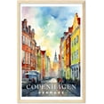 thumbnail image 1 of Eastern Print Copenhagen Poster, Denmark Poster, Copenhagen Wall Art, Vintage Travel Posters, City Wall Art, Copenhagen Gift, Travel Print (UNFRAMED) 8x12, 1 of 1