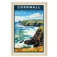 thumbnail image 1 of Eastern Print Cornwall Poster, United Kingdom Poster, United Kingdom Wall Art, United Kingdom Gift, Vintage Travel Posters, Travel Print, Travel Gift, Housewarming Gift (UNFRAMED) 16x24, 1 of 1