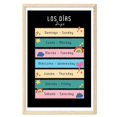 thumbnail image 1 of Eastern Print Dias De La Semana Poster, Spanish Classroom Posters, Days Of The Week Poster, Spanish Classroom Decorations (UNFRAMED), 12x18, 1 of 1
