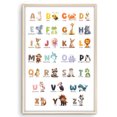 thumbnail image 1 of Eastern Print Educational Cute Alphabet Posters, Abc Animals Charts For Kids Home Decor, Kids Study Material Wall Art for Nursery, Classroom, Bedroom, Pre School Alphabet Wall Poster, UNFRAMED, 8x12, 1 of 4