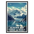 thumbnail image 1 of Eastern Print Glacier Bay Poster, Glacier Bay National Park Poster, Glacier Bay Wall Art, National Park Wall Art, National Park Print for Living Room (UNFRAMED), 16x20, 1 of 1