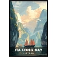 thumbnail image 1 of Eastern Print Ha Long Bay Poster, Vietnam Poster, Ha Long Bay Wall Art, Vintage Travel Posters, Travel Wall Art, City Wall Art, Ha Long Bay Gift, Travel Print (UNFRAMED), 1 of 1