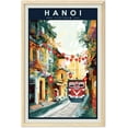 thumbnail image 1 of Eastern Print Hanoi Vietnam Art Print, Train street Vietnam, Southeast Asia, Backpacking, Vietnamese Wall Art, Travel Gift, Travel Poster, Housewarming (UNFRAMED), 16x24, 1 of 1