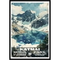thumbnail image 1 of Eastern Print Katmai National Park Wall Art, National Parks Abstract Nature Landscape Forest Wall Art Pictures For Office Living Room (UNFRAMED), 8x12, 1 of 1