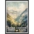 thumbnail image 1 of Eastern Print Kings Canyon National Park Wall Art, National Parks Abstract Nature Landscape Forest Wall Art Pictures For Office Living Room (UNFRAMED), 16x20, 1 of 1