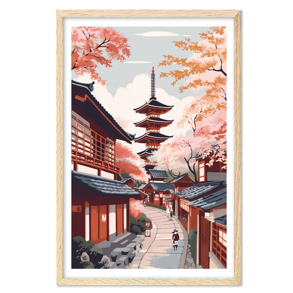 Eastern Print Kyoto Art Print, Japan Travel Poster, Kyoto Poster ...