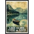 thumbnail image 1 of Eastern Print Lake Clark National Park Wall Art, National Parks Abstract Nature Landscape Forest Wall Art Pictures For Office Living Room (UNFRAMED), 20x30, 1 of 1