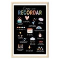 thumbnail image 1 of Eastern Print Las Cosas Que Recordar Poster, Spanish Inspirational Poster, Preschool Classroom Must Haves, Spanish Classroom Decorations (UNFRAMED), 24x36, 1 of 1